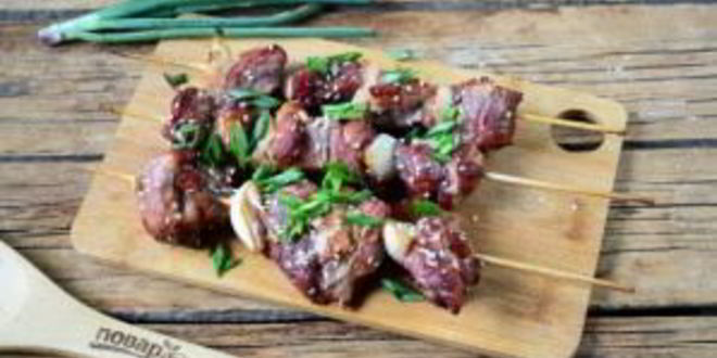 Рецепт тайского шашлычка на шпажках