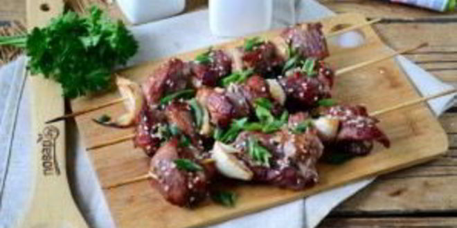 Рецепт тайского шашлычка на шпажках