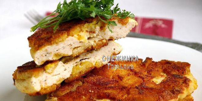 Рецепт белорусского шницеля по-полесски