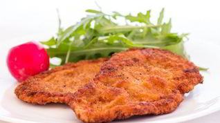 Рецепт Быстрого шницеля в тройной панировке