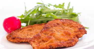 Рецепт Быстрого шницеля в тройной панировке