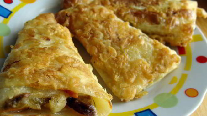 Рецепт капустного шницеля с грибами и овощами