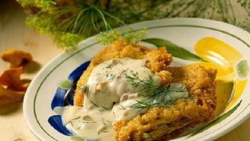 Рецепт Капустных шницелей с грибным соусом