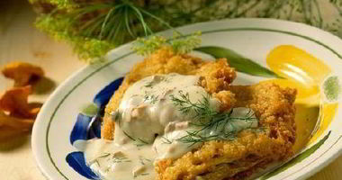 Рецепт Капустных шницелей с грибным соусом