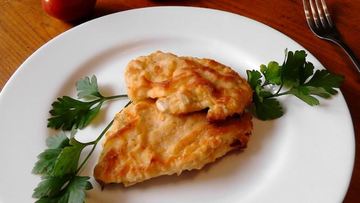 Рецепт Куриного шницеля в духовке