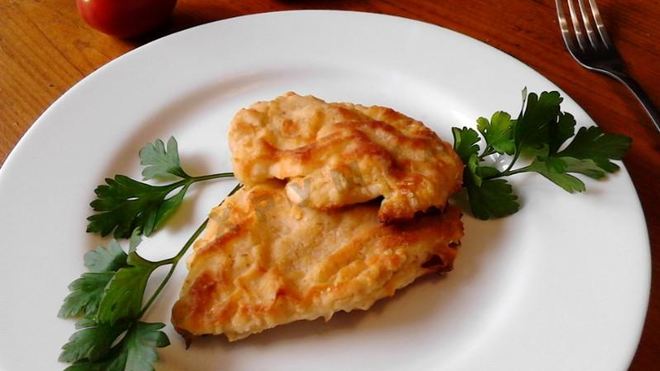 Рецепт куриного шницеля в духовке