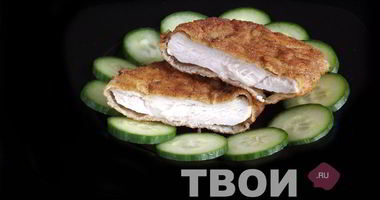 Рецепт Шницеля из куриной грудки в лимонно-чесночной панировке