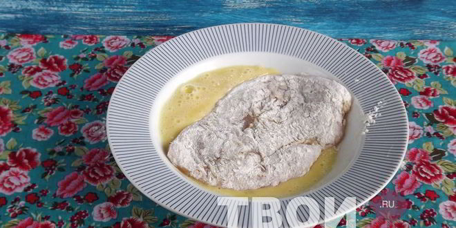 Рецепт шницеля из куриной грудки в лимонно-чесночной панировке