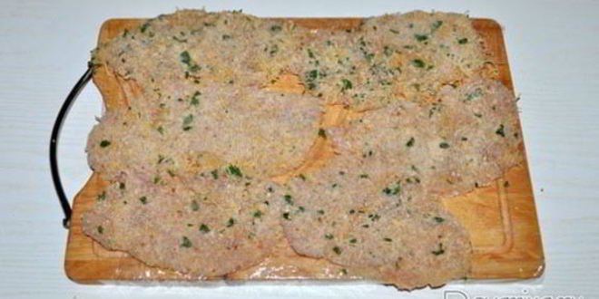 Рецепт шницеля из курицы по-милански