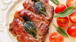 Рецепт Шницеля из телятины с прошутто и шалфеем