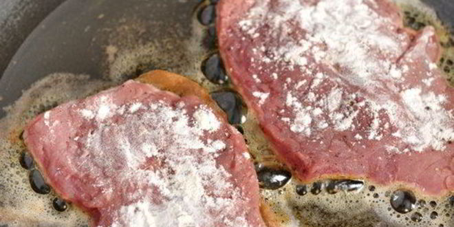 Рецепт шницеля из телятины с прошутто и шалфеем