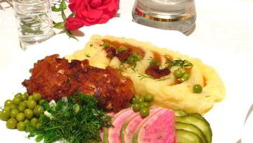 Рецепт Шницеля по-министерски с маслом