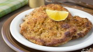 Рецепт Шницеля в сухарях