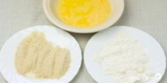 Рецепт шницеля в сухарях