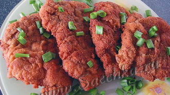 Рецепт шницелей
