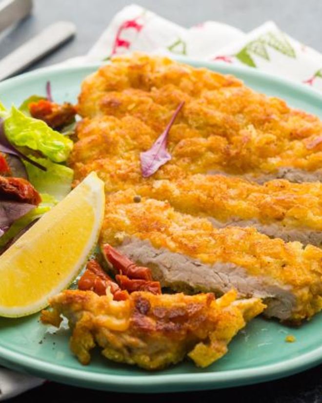 Рецепт венского шницеля из свиного окорока