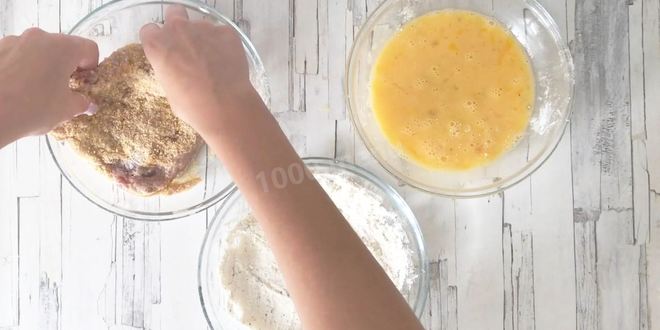 Рецепт венского шницеля классического