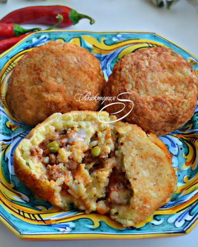 Рецепт сицилийских рисовых шариков аранчини