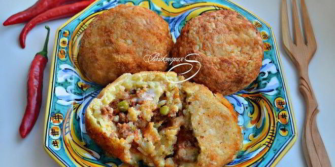 Рецепт сицилийских рисовых шариков аранчини