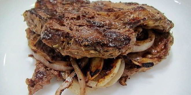 Рецепт Фаршированного стейка