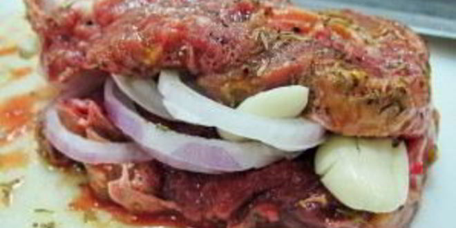 Рецепт фаршированного стейка