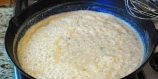 Рецепт говяжьего стейка с молочной подливой