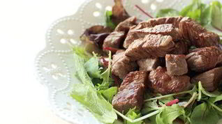 Рецепт Мини-стейков из говядины с мирином по-японски