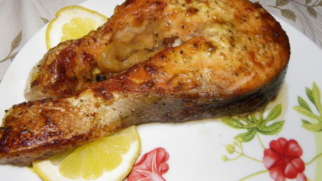 Рецепт стейка из форели