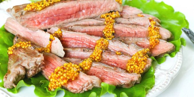 Рецепт стейка из говядины на гриле