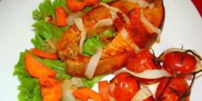 Рецепт стейка из кеты