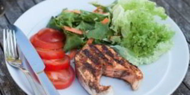 Рецепт стейка из лосося на гриле