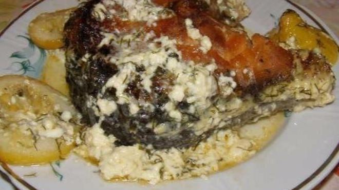 Рецепт стейка из семги в духовке запеченный