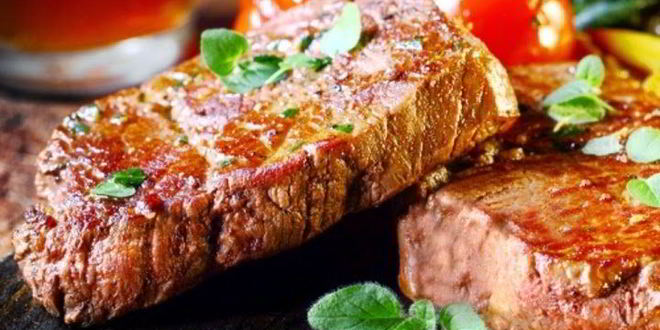Рецепт Стейка из свинины на гриле