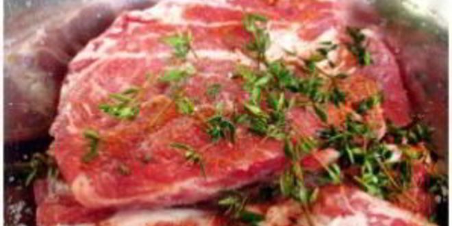 Рецепт стейка из свинины на гриле