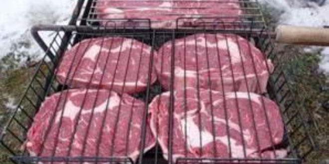 Рецепт стейка из свинины на гриле