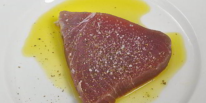 Рецепт стейка из тунца