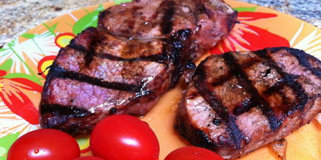 Рецепт стейка особого в овощном маринаде