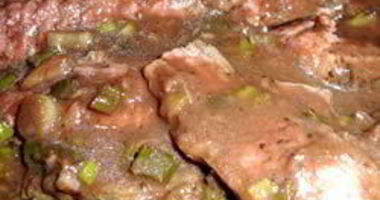 Рецепт Стейка с чесночно-винным соусом