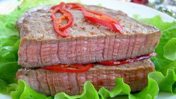 Рецепт Стейка с кровью из говядины