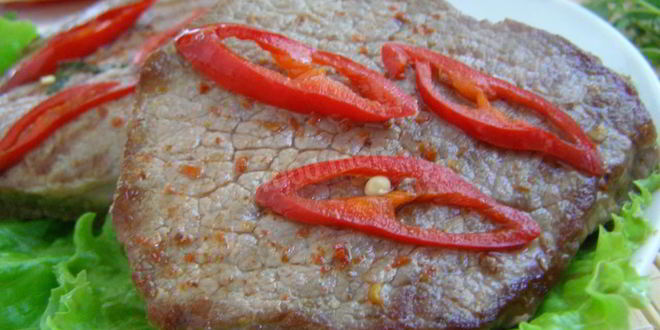Рецепт стейка с кровью из говядины