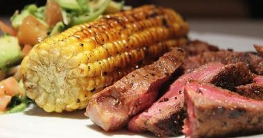 Рецепт Стейка с овощами на гриле