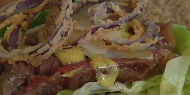 Рецепт стейка-сэндвича