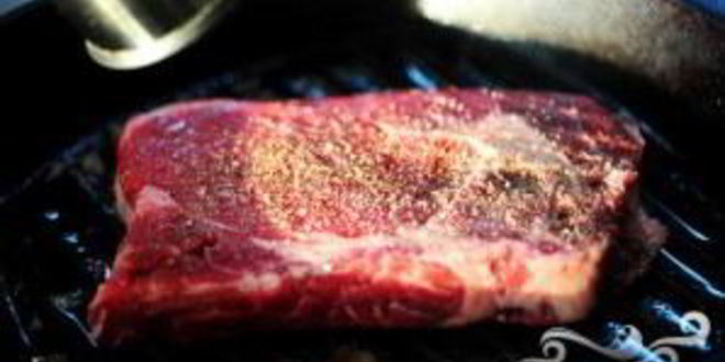 Рецепт стейка в сырном соусе