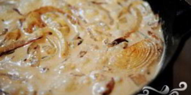 Рецепт стейка в сырном соусе