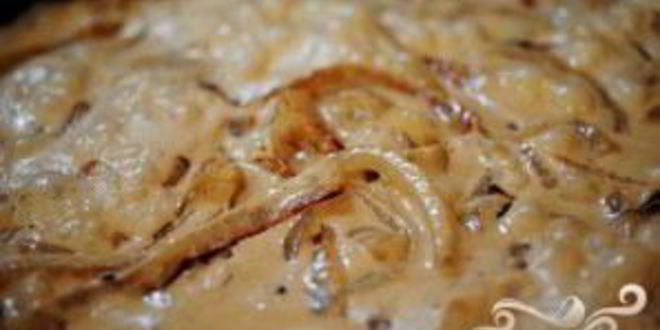 Рецепт стейка в сырном соусе