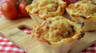 Рецепт Куриных тефтелек в картофельных корзиночках