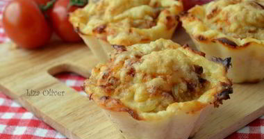 Рецепт Куриных тефтелек в картофельных корзиночках