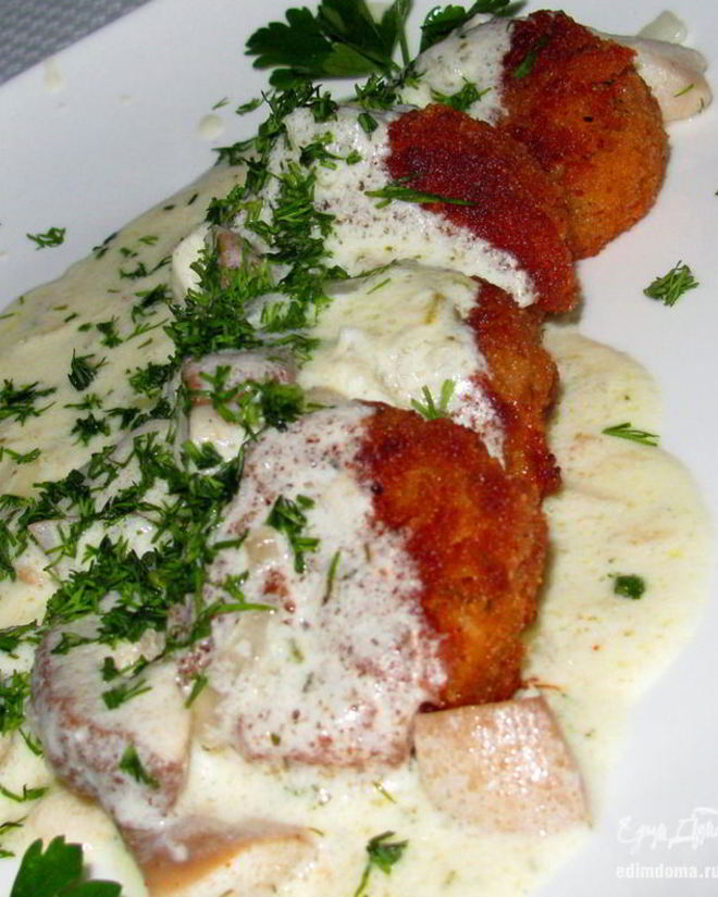 Рецепт рисовых овощных тефтелек с белыми грибами