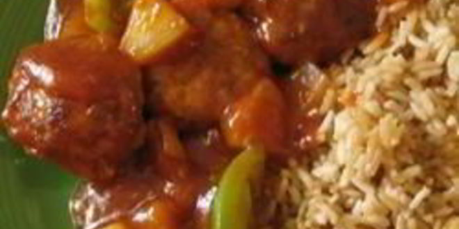 Рецепт Тефтелей из свиного фарша с кисло-сладким соусом