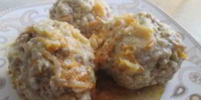 Рецепт тефтелей с овощами